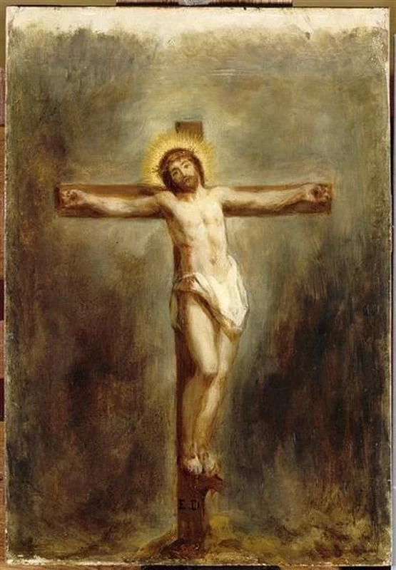 Cristo in croce - Musée national Eugène, Delacroix, Parigi